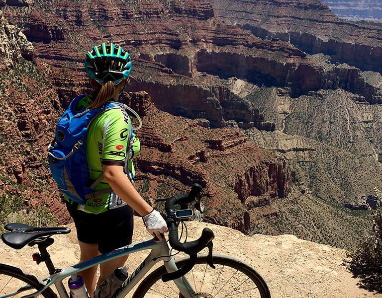 Bicicleta en el Gran Cañón